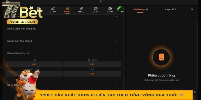 77bet cập nhật odds F1 liên tục theo từng vòng đua thực tế 77bet cập nhật odds F1 liên tục theo từng vòng đua thực tế