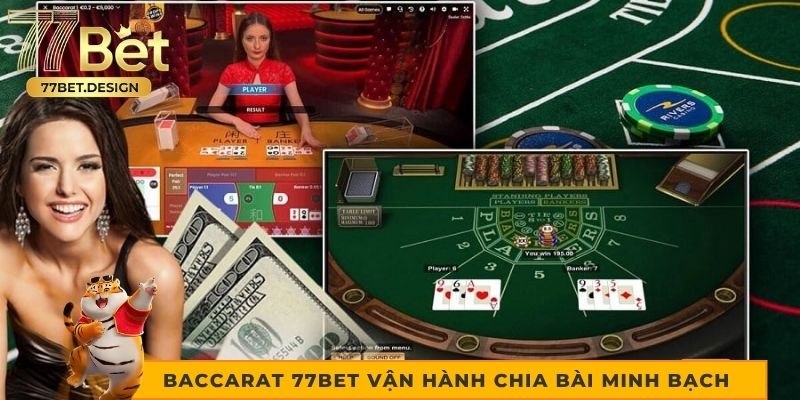 Baccarat 77BET vận hành chia bài minh bạch 