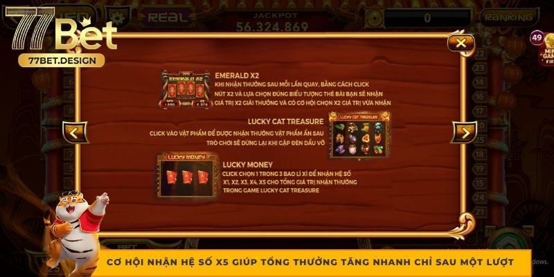 Cơ hội nhận hệ số x5 giúp tổng thưởng tăng nhanh chỉ sau một lượt Cơ hội nhận hệ số x5 giúp tổng thưởng tăng nhanh chỉ sau một lượt
