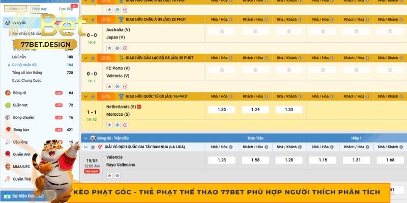 Kèo phạt góc - Thẻ phạt thể thao 77bet phù hợp người thích phân tích Kèo phạt góc - Thẻ phạt thể thao 77bet phù hợp người thích phân tích