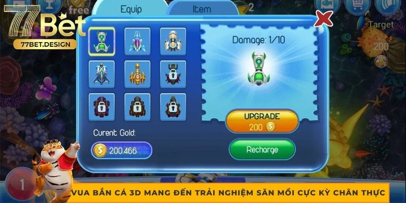 Vua Bắn Cá 3D mang đến trải nghiệm săn mồi cực kỳ chân thực Vua Bắn Cá 3D mang đến trải nghiệm săn mồi cực kỳ chân thực